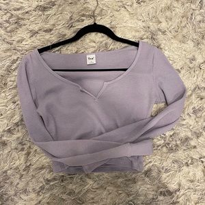 TNA scoopneck long sleeve  shirt